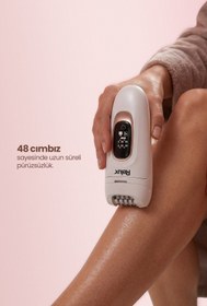 Resim Relux 5’i 1 Arada Islak Kuru Epilatör - 48 Cımbız, Masaj ve Yüz Temizleme Başlıklı, REP9548G 