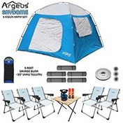 Resim Argeus Skydome 5 Kişilik 3 Mevsim Kamp Çadırı Seti 
