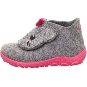 Resim Superfit Happy Octi Çocuk Keçe Panduf Gri Sim 