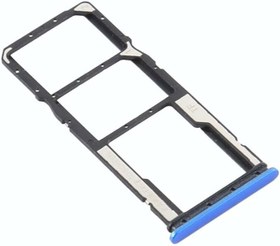 Resim Xiaomi Redmi 9A Uyumlu Sim Tepsisi Sim Kart Yuvası Mavi 