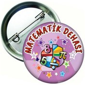 Resim Panayırı Matematik Dehası Rozeti 20 Adet Çok Renkli 
