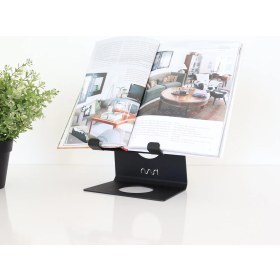 Resim Hansdo - Tablet Standı - Tablet Tutucu - Kitap Tutucu - Metal - Siyah - STS1BL 