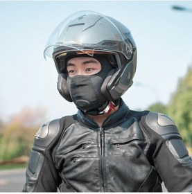 Resim Ulzyvf Rockbros Lf8065 Motosiklet Yüz Maskesi Outdoor Streç Balaklava Koyu Renk 537496923 Siyah 