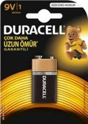 Resim Duracell Alkalin 9 Volt Pil 