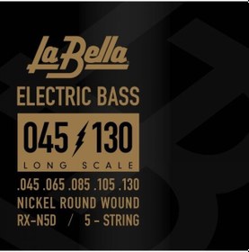 Resim La Bella Bass Gitar Teli 5 Telli Rx-n5d 