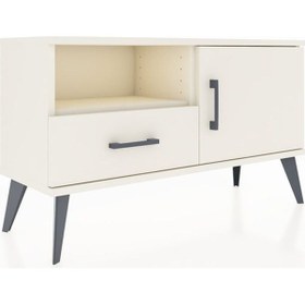 Resim Arges Şifonyer 2 Raflı Tek Çekmeceli Tek Kapaklı 88x30x48 Aytaşı-aytaşı Aytaşı 