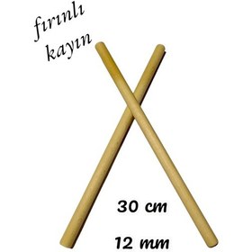 Resim Ritim Çubuğu 16 Çift 32 Adet Pürüzsüz 30 Cm 12 Mm 