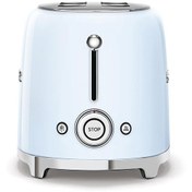 Resim SMEG 50'S Style Retro Pastel Mavi 2x Ekmek Kızartma Makinesi | smeg smeg