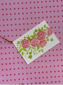 Resim demontecraft Hediye kartı not karti 6.5x9.5 ölçü 1 adet 