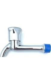 Resim Hediyeconcepti Vanalı Kısa Ağızlı Musluk Krom Küçük Lavabo Bahçe Musluğu 