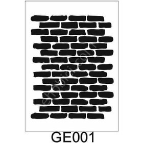 Resim Geometrik Desenler Stencil Şablon 25X35 Ge-001 