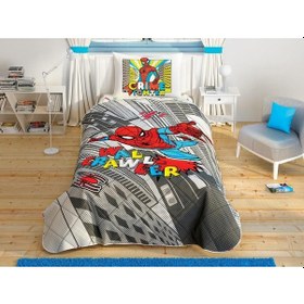 Resim Taç Yorgan Seti Spiderman Wall Crawler Tek Kişilik 
