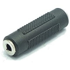 Resim 35Mm Dişi Dişi Ara Birleştirici Aux Kablo Uzatma Aparatı 