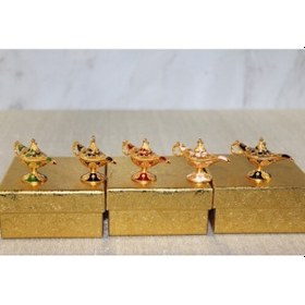 Resim Mineli Metal Alaaddin Lambası Model 6 - 9079155684459del 