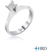 Resim Hrd Sertifikalı Pırlanta Tektaş Yüzük - 0,28 Karat 14 Ayar (518570506) 