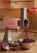 Resim Smeg Smf02pkeu Pembe 4.8 Litre Mutfak Şefi Hamur Stand Mikseri 