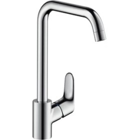 Resim Hansgrohe Focus Tek Kollu Evye Bataryası Krom 