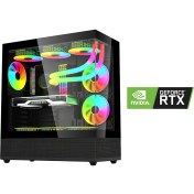 Resim İzoly Nextgen B I5-13400F 32GB 1tb M.2 Nvme Rtx 4060 8gb 240MM Sıvı Soğutma Oyuncu Masaüstü Bilgisayarı 
