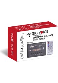 Resim Magicvoice MV-14907 Usb/sd/mıc/aux/bluetooth Kumandalı Ekranlı Oto Teyp Çevirici Dijital Player Board (4887) 