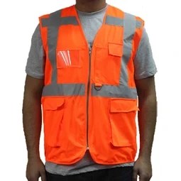 Resim Kanca Reflektörlü Mühendis Ikaz Yeleği 