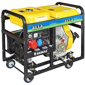 Resim Aksa Aap 8000 De-3 Trifaze Marşlı 8 Kva Dizel Jeneratör 