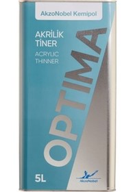 Resim Akzonobel Optima 2k Akrilik Tiner 5 Lt Hızlı 