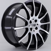 Resim R1 Wheels 17 inç 4*100 ET42 Parlak Siyah Jant Takımı (J-895) 