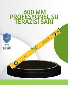 Resim Ilkeshop Hassas Ölçüm Sağlayan 600 Mm Sarı Su Terazisi 