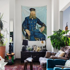 Resim Postacı Joseph Roulin'in Portresi Duvar Örtüsü - 50 cm x 60 cm 