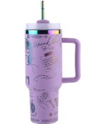 Resim 40 Oz Paslanmaz Çelik Yalıtımlı Su Şişesi Termal Kahve Araba Bardak Soğuk Sıcak Purple '- 