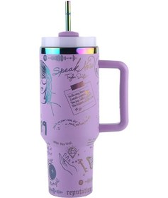 Resim 40 Oz Paslanmaz Çelik Yalıtımlı Su Şişesi Termal Kahve Araba Bardak Soğuk Sıcak Purple '- 