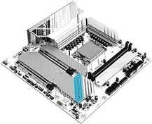 Resim Jginyue Z790M Snow Dream D5 Intel Z790 Chıpset Ddr5 8000 Mhz(Oc) 1700 Soket mAtx Gamıng Anakart 