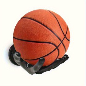 Resim Sağlam Basketbol Duvar Montajı - Yer Tasarrufu Sağlayan Garaj, Spor Salonu ve Oyun Odası Dekoru - Dayanıklı Basketbol Sergi Standı - Vidalama/Yapıştırma ile Kolay Kurulum - Oyuncular, Antrenörler ve Spor Tutkunları İçin Mükemmel Hediye - Standart Toplarla Uyumlu - Ev Sporu Organizasyonu & Spor Dekorasyonu, Şık Tasarım, Sağlam Yapım 