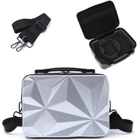 Resim Bkano Vr Gözlük Oculus Quest 2 İçin Taşıma Çantası Fırçalanmış Darbeye Dayanıklı Çanta Taşınabilir Aksesuarlar Organizasyon Kutusu - Gümüş 