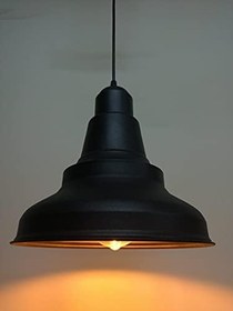 Resim Rsylight Retro Metal Sarkıt Avize Rustik Tekli Sarkıt Siyah Cafe Mutfak Aydınlatma Siyah RYS000900 