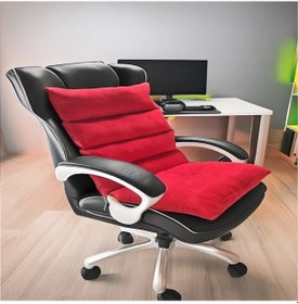 Resim Ozclife Kırmızı Renk Ortopedik Oyuncu Koltuğu Minderi 