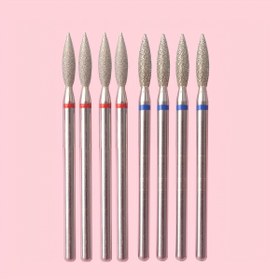 Resim Diamond Nail Polishing Bits Kiti, Tırnak Matkap Uçları, Tırnak Parlatma Temizleme Fırçası, Akrilik Jel için Pedikür Giderici, Tırnak Parlatma Araçları, Tırnak Sanatı Pedikür Manikür Araçları 