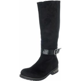Resim Costo Shoes K1011-1 Siyah Streç Kadın Çizme Büyük Numara 