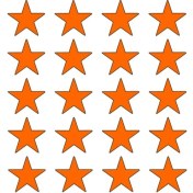 Resim Cg Turuncu Yıldız Sakal Şeridi 