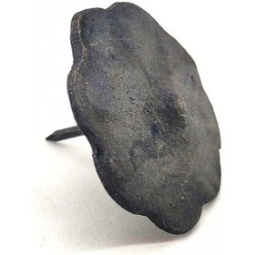 Resim Antika Tarz Dekoratif Pirinç Çiçek Kabara - 40 Mm, Oksit Çok Renkli 