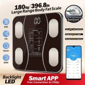 Resim Siyah Akıllı Dijital Baskül FS-550 (5256) 