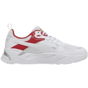Resim Puma Ferrari Trinity-p White-p Silver-rosso Corsa Erkek Sneaker 