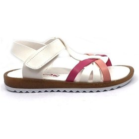 Resim Şirin Bebe 02 Beyaz Kız Çocuk Yazlık Sandalet Ayakkabı 