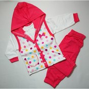 Resim Kapüşonlu Bebek Pijama Takımı 