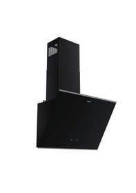 Resim Narte NT-H20060BX 60 Cm Siyah Cam Inox Çıtalı Eğimli Davlumbaz 