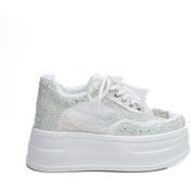 Resim Derinet Yüksek Taban Taşlı Kadın Sneaker 
