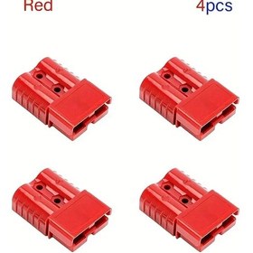 Resim Xuweiwei Agashe 4pcs Hızlı Bağlantı Kablolama Konnektör Seti 50a Pil Bağlantısı 