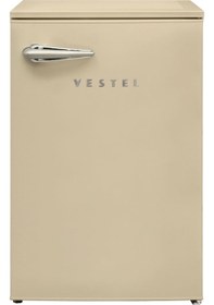 Resim Vestel RETRO SB14411 121 L Statik Buzdolabı Bej 
