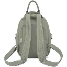 Resim Smart Bags Günlük Küçük Boy Su Geçirmez Krınkıl Kumaş Kadın Sırt Çantası Yeşil 