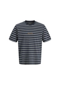 Resim Jack & Jones Jornorrebro Strıpe Tee Ss Cn Ln Lacivert 